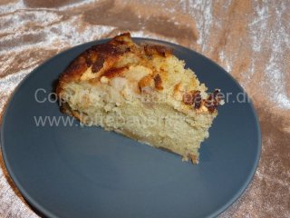 Bagt æblekage med kanel og marcipan | Bageopskrifter, kageopskrifter og opskrifter på tærte m.m. Bagt æblekage med kanel og marcipan | Bageopskrifter, kageopskrifter og opskrifter på tærte m.m.