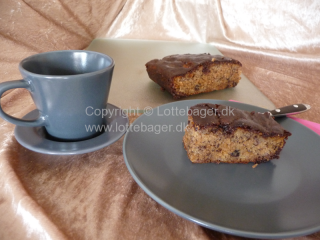 Banankage med chokolade | Bageopskrifter, kageopskrifter og opskrifter på tærte m.m.