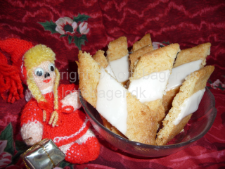 Kokos romsnitter | Lottebager.dk | Bageopskrifter, kageopskrifter og opskrifter på tærte m.m.