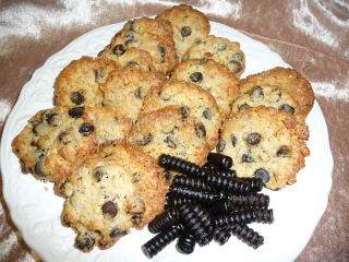 Lakrids cookies | Lottebager.dk | Bageopskrifter, kageopskrifter og opskrifter på tærte m.m.