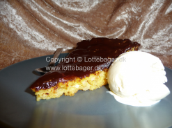 kager Dessert-kage med appelsin | Lottebager.dk | Bageopskrifter, kageopskrifter og opskrifter på tærte m.m.