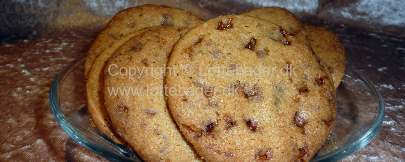 Cookies med Daim - bageopskrift