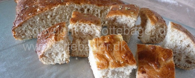 Oregano brød - bageopskrift
